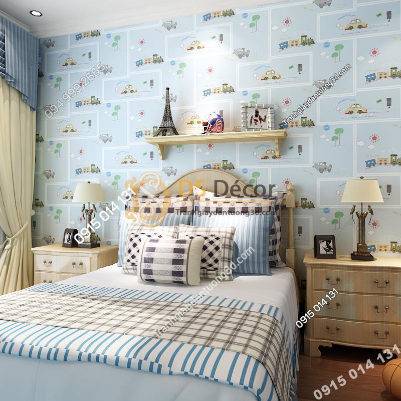 Giay-dan-tuong-hoa-tiet-oto-phong-tre-em-3D133