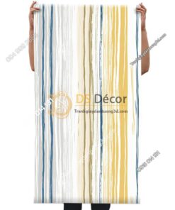 Giấy dán tường kiểu màu chữ trôi 3D183 -01