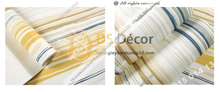 Giấy dán tường kiểu màu chữ trôi 3D183 -02