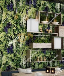 Giay-dan-tuong-la-cay-retro-ivy-cho-nha-hang-quan-an-3D125