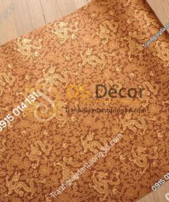 Bề mặt Giấy dán tường phòng thờ họa tiết rồng 3D177