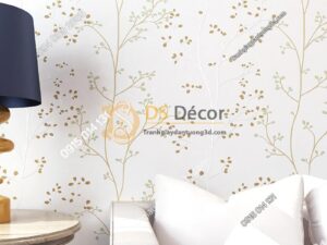 Mau-giay-dan-tuong-hoa-tiet-cay-la-nho-don-gian-3D138-mau-be-101