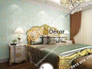 Giấy dán tường họa tiết tân cổ điển 3D148 - màu N