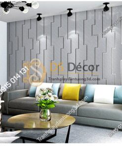 Giấy dán tường họa tiết vi mạch điện tử màu xám