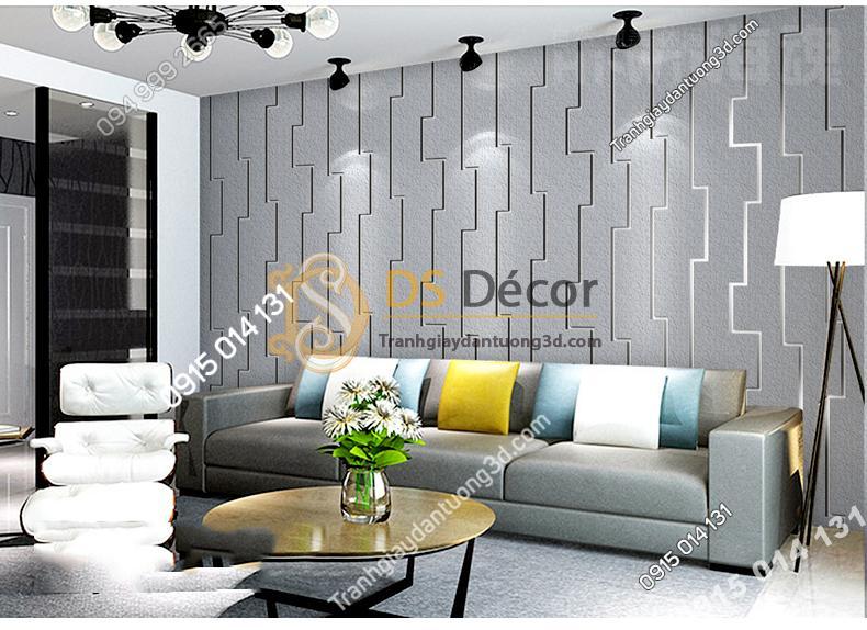 Giấy dán tường họa tiết vi mạch điện tử màu xám