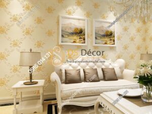 Giấy dán tường phòng khác countryside 3D149 màu be