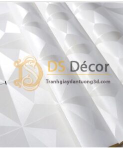 Bề mặt Giấy dán tường dán trần 3D200 màu trắng