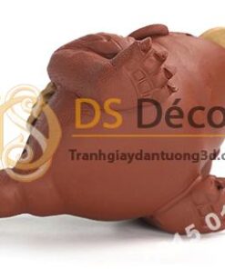 Cóc 3 chân ngậm tiền màu đỏ DTT10