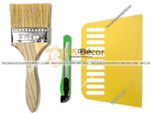 Combo bộ dụng cụ thi công giấy dán tường mini DTC1