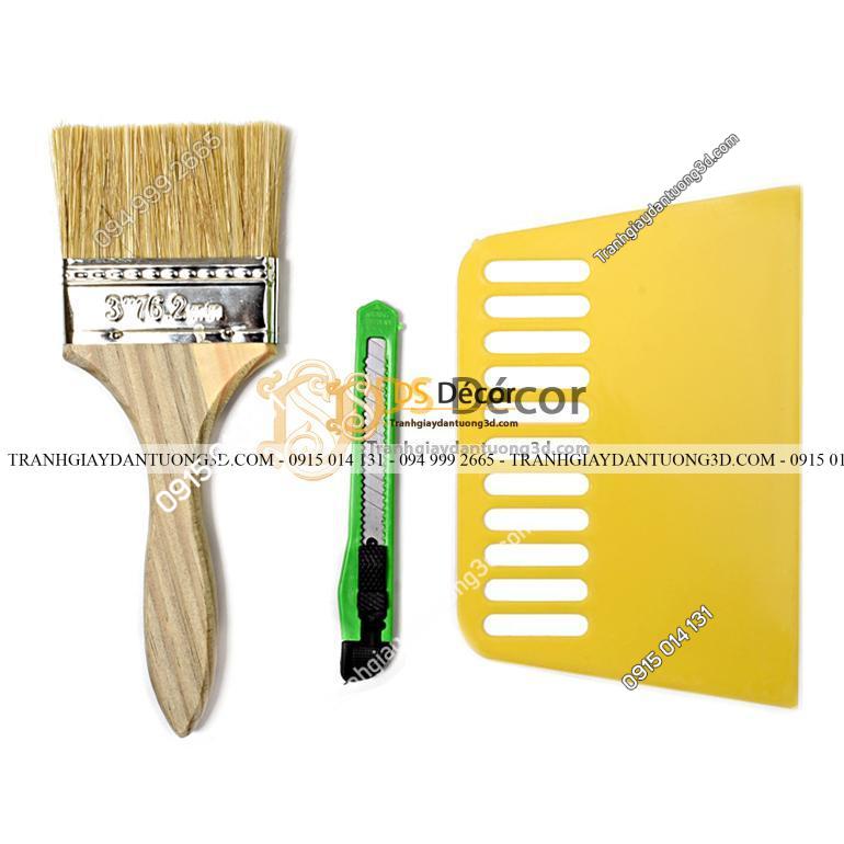 Combo bộ dụng cụ thi công giấy dán tường mini DTC1