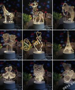 Đèn led 3d trang trí quà tặng độc đáo DTT11