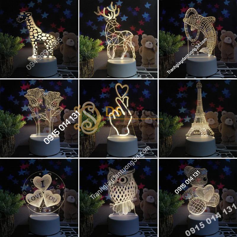 Đèn led 3d trang trí quà tặng độc đáo DTT11