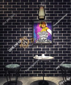 Giấy dán tường giả gạch đen 3D191