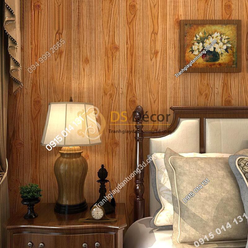 Giấy dán tường vân gỗ 3D190