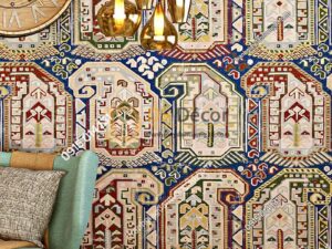 Giấy dán tường giả gạch Bohemian Tây Tạng độc đáo 3D208