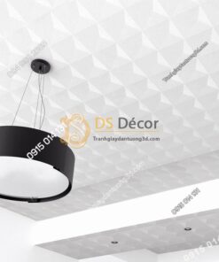Giấy dán tường dán trần 3D200 màu trắng