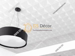 Giấy dán tường dán trần 3D200 màu trắng