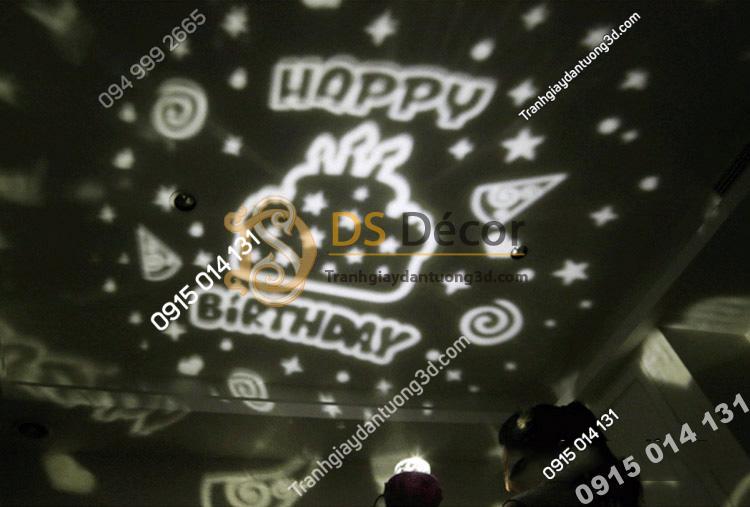 Quà tặng đèn ngủ tạo không gian 3D DPS1 mô hình bánh sinh nhật