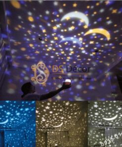 Quà tặng đèn ngủ tạo không gian 3D DPS1 mô hình trăng sao