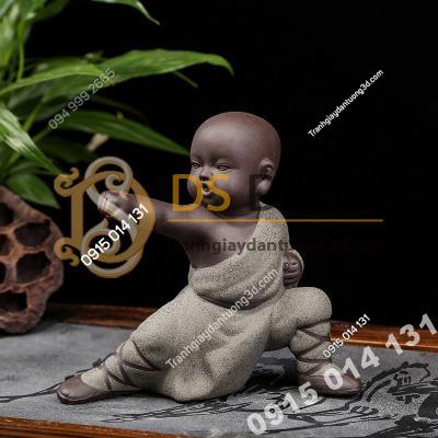 Tượng kungfu kid DTT06 kiểu 3