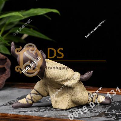 Tượng kungfu kid DTT06 kiểu 4