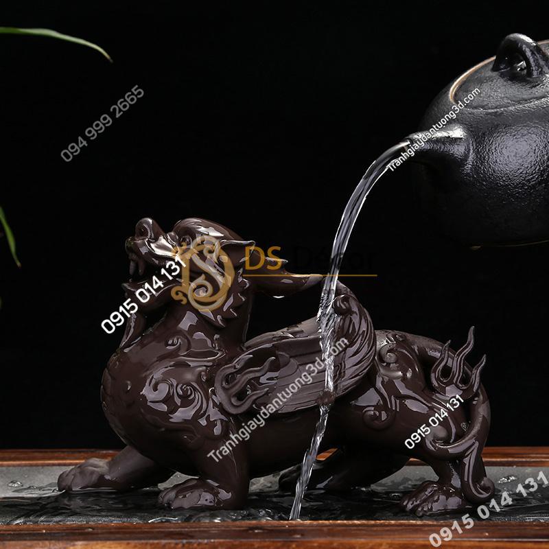 Tượng Kỳ lân trang trí DTT05 màu đen