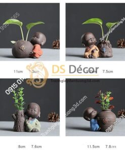 Tượng nhà sư nhỏ dễ thương DTT04-01