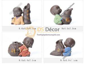 Tượng nhà sư nhỏ dễ thương DTT04-02