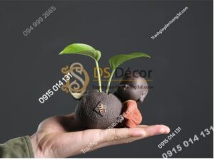 Tượng nhà sư nhỏ dễ thương DTT04-04