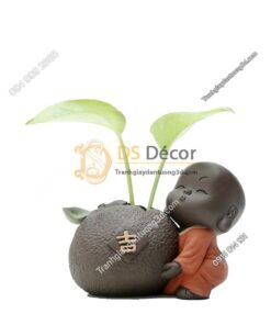 Tượng nhà sư nhỏ dễ thương DTT04