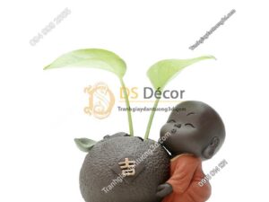 Tượng nhà sư nhỏ dễ thương DTT04