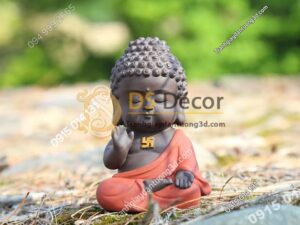 Tượng phật tổ như lai nhỏ DTT09 kiểu xòe tay