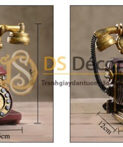 Kích thước Điện thoại cổ trang trí quán cafe DC01