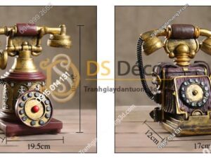 Kích thước Điện thoại cổ trang trí quán cafe DC01