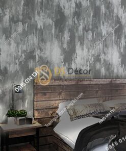 Giấy dán tường giả xi măng hoài cổ 3D220