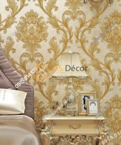 Giay-dan-tuong-hoa-co-dien-dap-noi-3D212-mau-nau