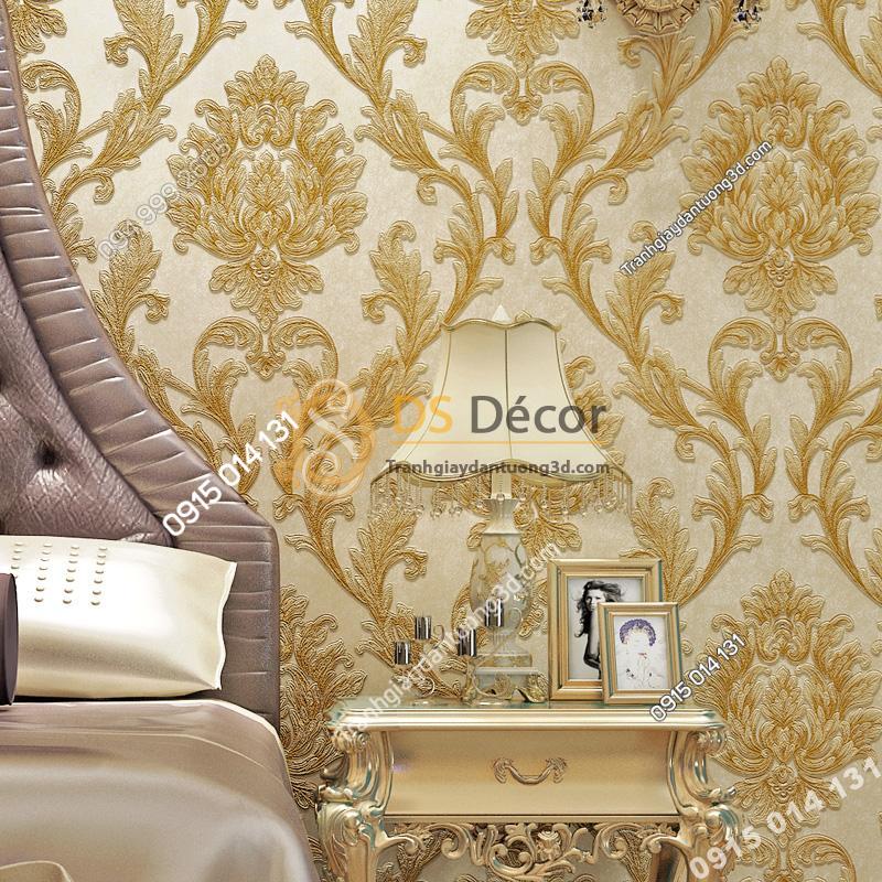 Giay-dan-tuong-hoa-co-dien-dap-noi-3D212-mau-nau