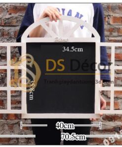 Kích thước Cửa sổ gỗ trang trí quán cafe trà sữa CS01