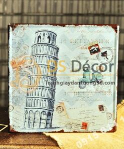 Tranh-sat-tro-tuong-trang-tri-quan-cafe-DC05-thap-nghieng