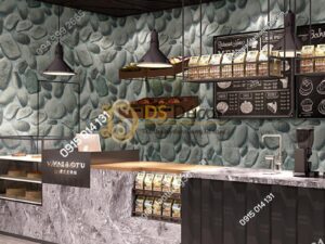 Giay dan tuong gia da soi 3D244 mau xam