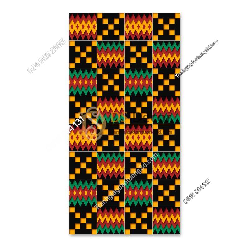 Mat Giay dan tuong hoa tiet tho cam Thai Lan 3D242