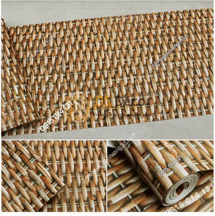 Mat Giay dan tuong tre dan thu cong my nghe 3D239 mau dam