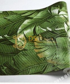 Bề-mặt-Giấy-dán-tường-họa-tiết-lá-chuối-dân-dã-3D262