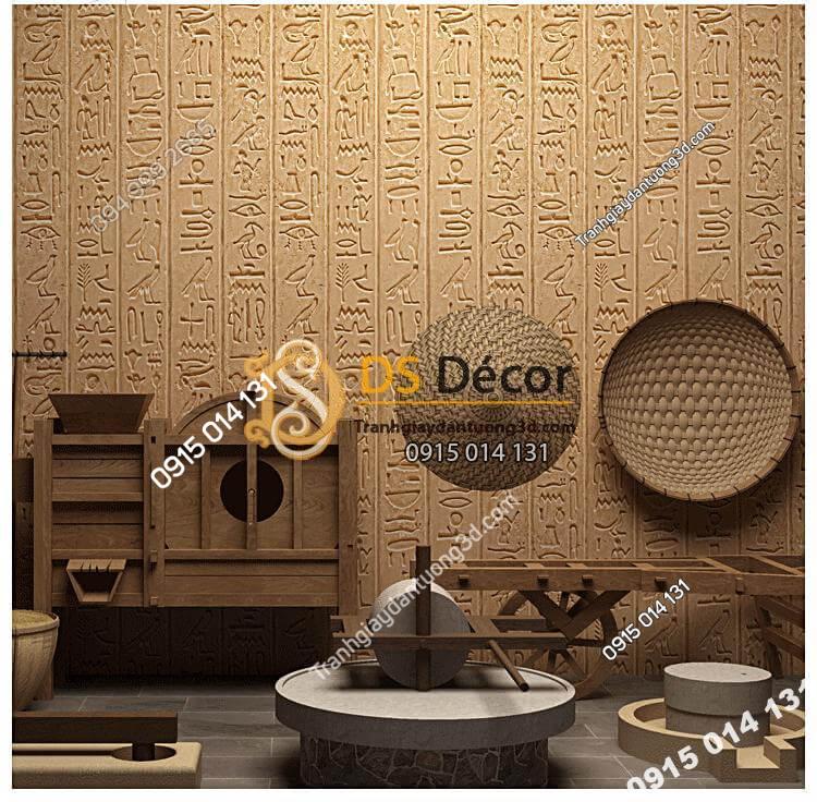 Giấy dán tường họa tiết ai cập cổ đại 3D261