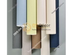Giấy dán tường một màu giả vải 3D281