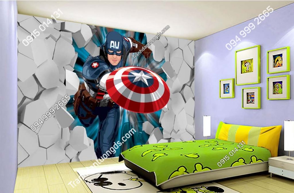 Tranh-dan-tuong-Captain-America-doi-truong-my-dan-phong-ngu-tre-em-TE018