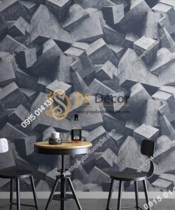 Giấy dán tường họa tiết khối đá 3 chiều 3D306
