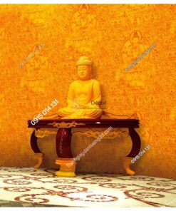 Giấy dán tường phật giáo họa tiết phật tổ 3D305
