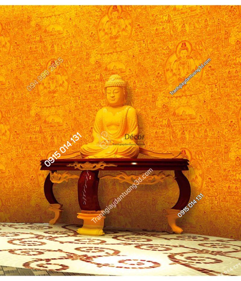 Giấy dán tường phật giáo họa tiết phật tổ 3D305