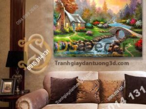 Tranh treo tường phong cảnh Mẫu O
